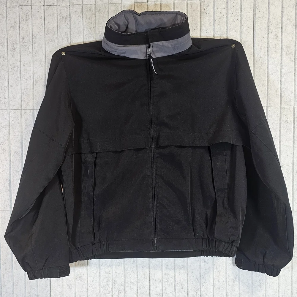 Port Authority Black Windbreaker Jacket Hooded Lightweight Women’s M - Picture 2 of 4